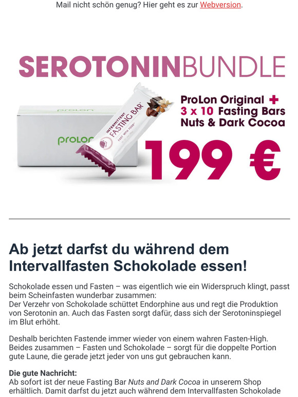 NEU: Der Fasting Bar Nut and Dark Cocoa