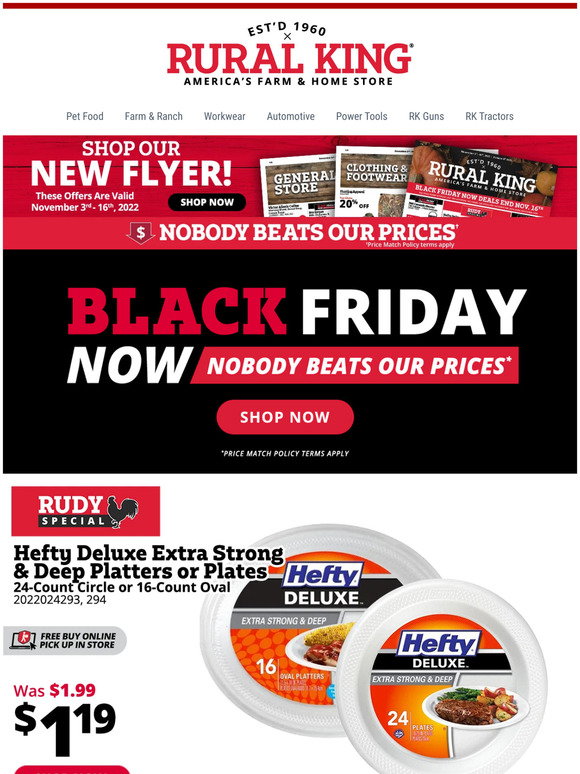 Rural King: 3 Days Left To Take Advantage Of These Black Friday Now ...
