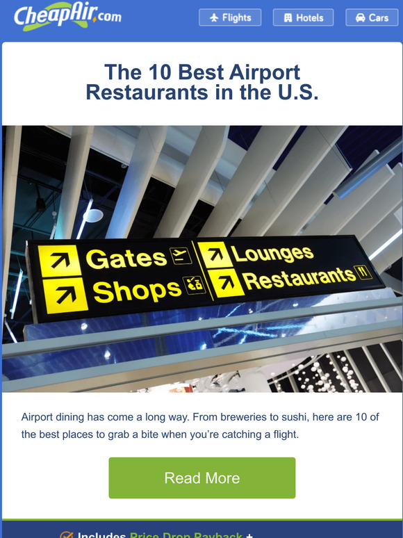 10 Airport Restaurants to Try When You Fly Milled