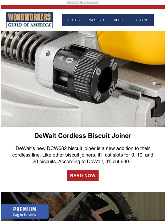 Woodworkers Guild of America Using a Biscuit Joiner Reinforcing a