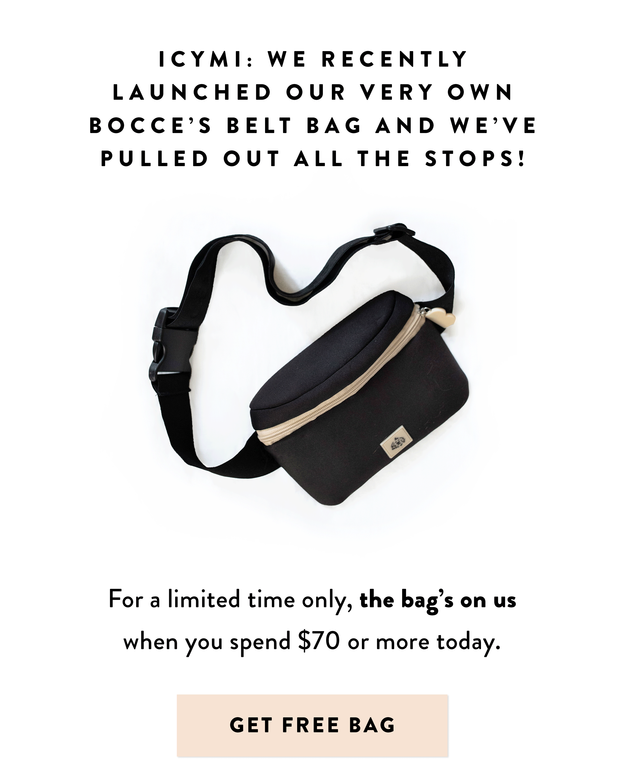 Bocce's Bakery Get our new Bocce’s Belt Bag 😍 Milled