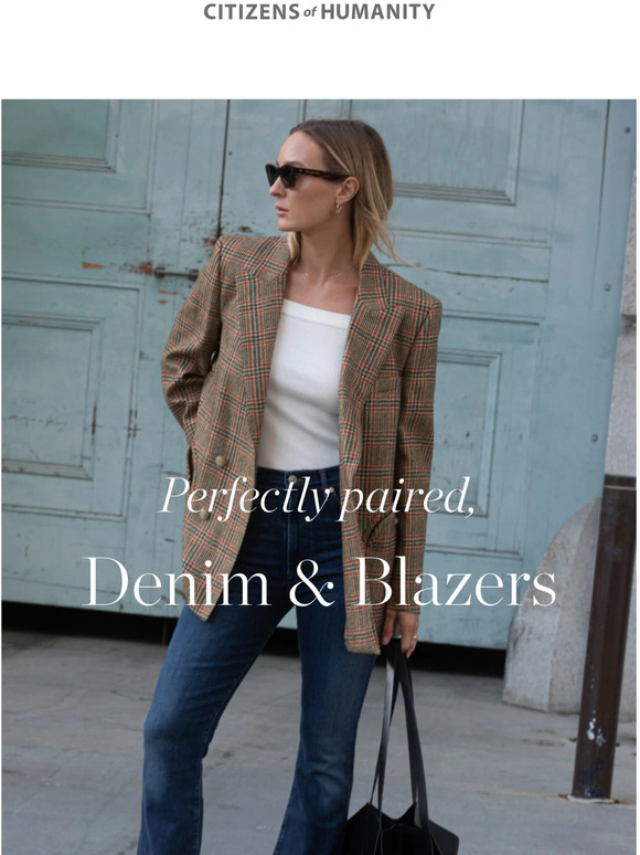 Perfectly Paired: Denim & Blazers