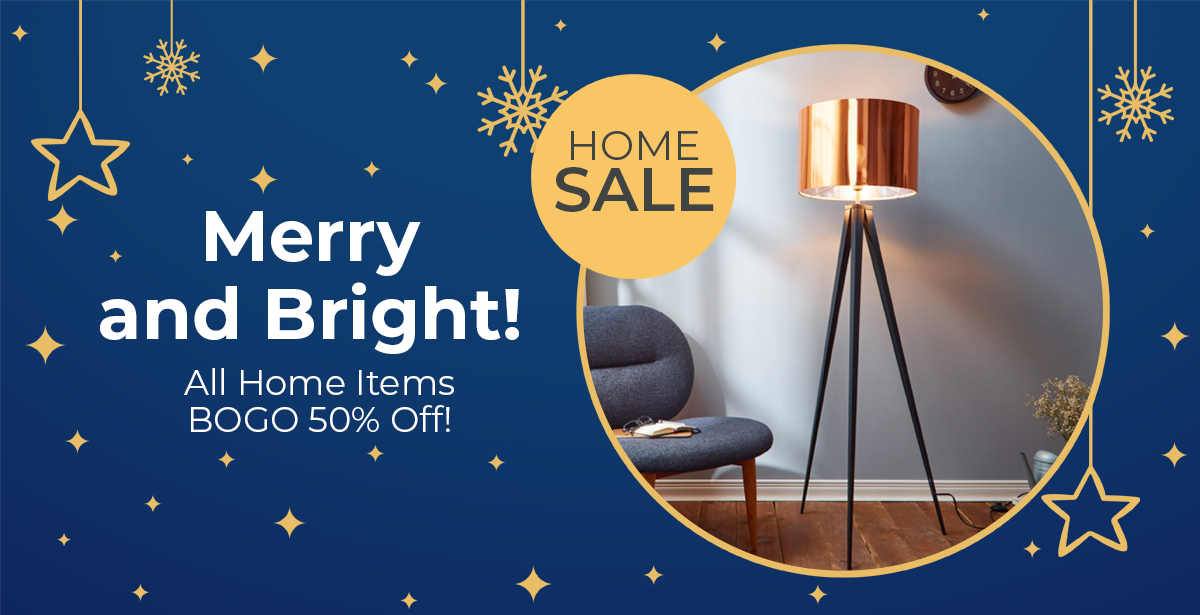 all home items bogo 50% off
