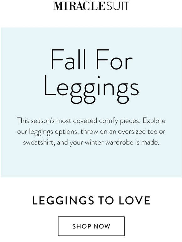 Elevate your winter wardrobe in our leggings collection.