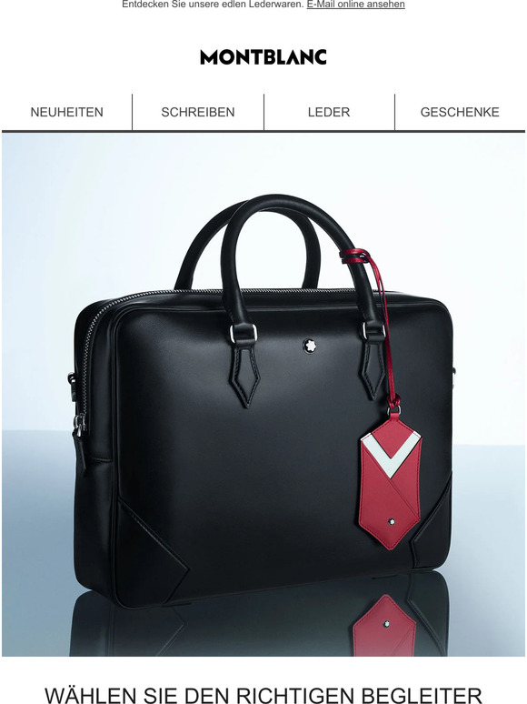 Montblanc Der Montblanc Guide zur perfekten Tasche Milled