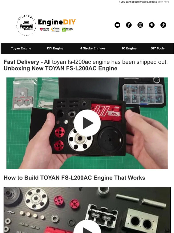 Enginediy Unboxing The Engine to How to Build Your Own Engine Milled