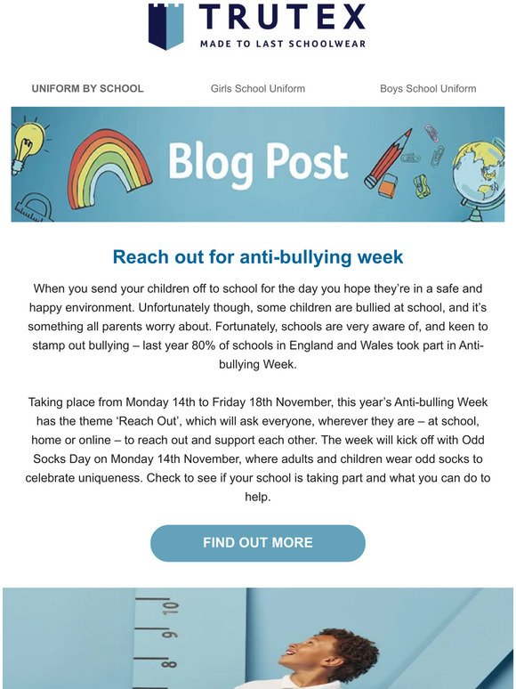 Blog: Reach out for anti-bullying week