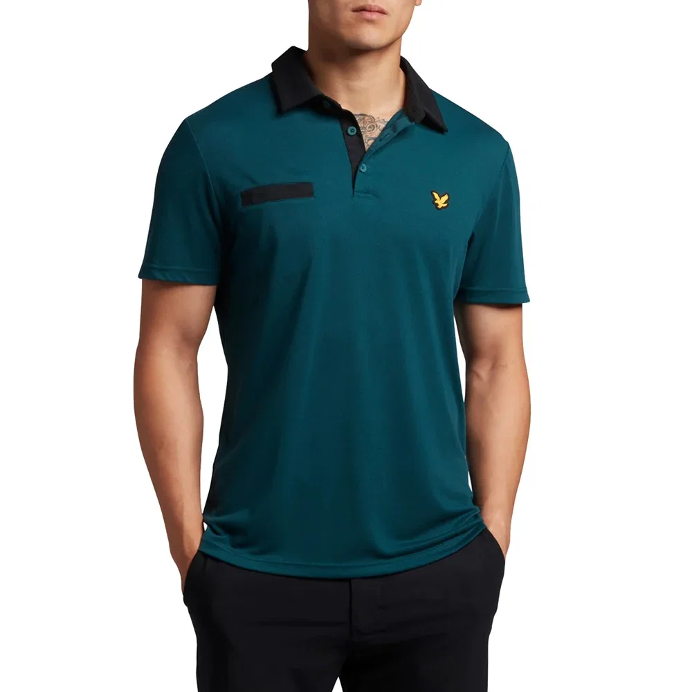 Image of Lyle & Scott Aviemore Polo Shirt - Golf Green