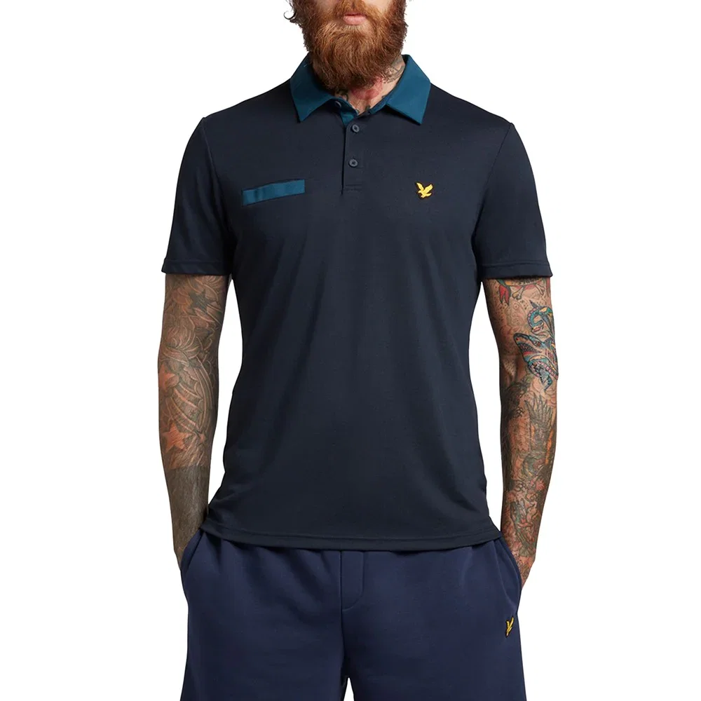 Image of Lyle & Scott Aviemore Polo Shirt - Dark Navy