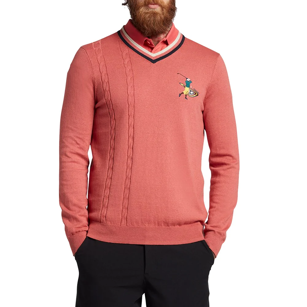 Image of Lyle & Scott The Gregor V-Neck - Shrimp