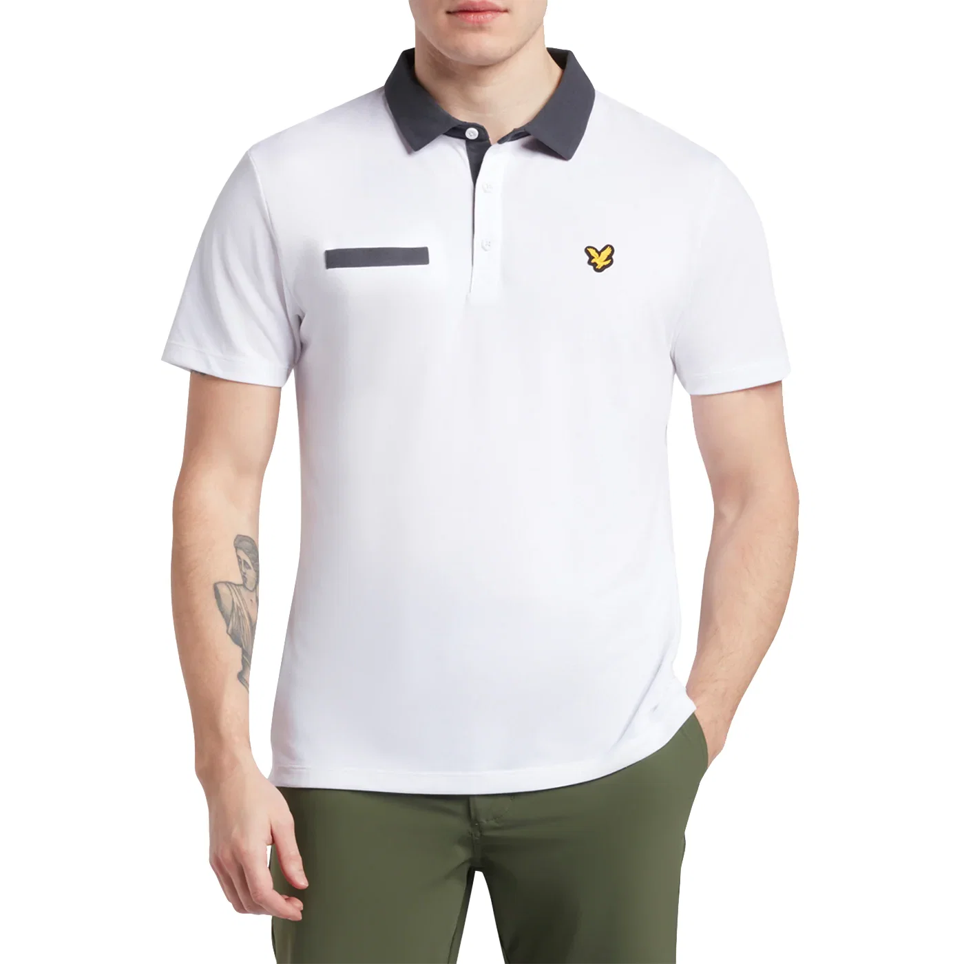 Image of Lyle & Scott Golf Aviemore Polo Shirt - White