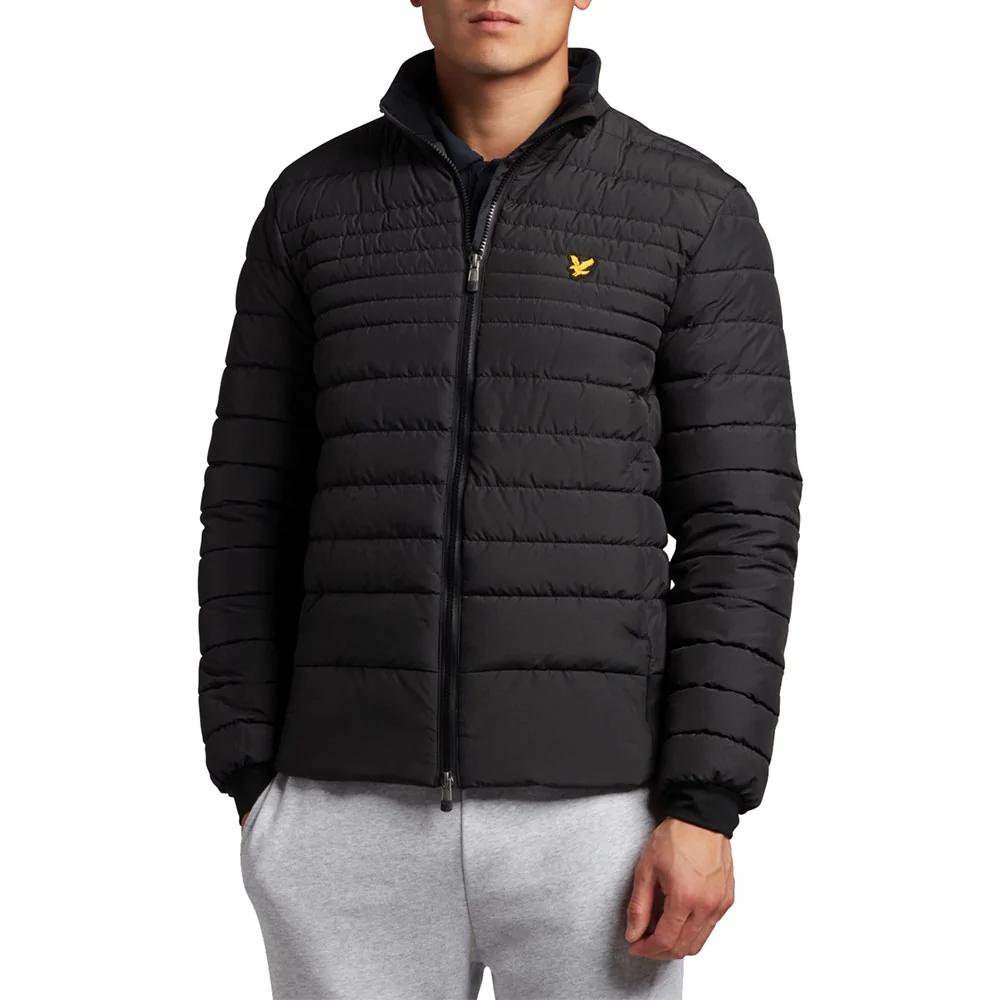 Image of Lyle & Scott Back Stretch Quilted Jacket - Jet Black