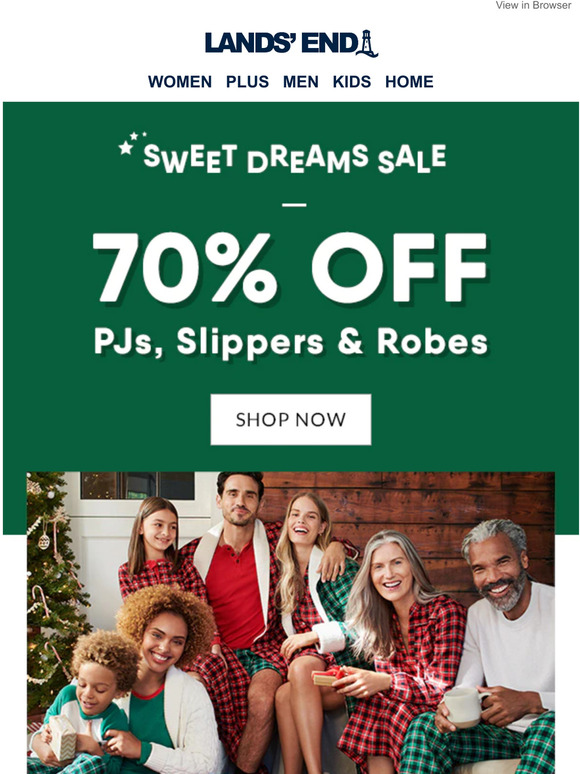 Land's End How sweet! 70 off robes, slippers & PJs Milled