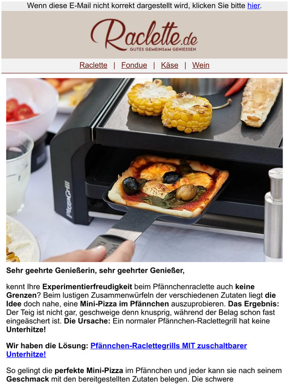 Ihre Lieblings-Pizza im Pfännchen