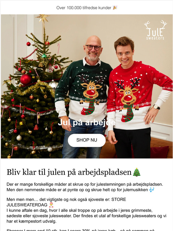 Julesjov på arbejdspladsen 🎅🎄