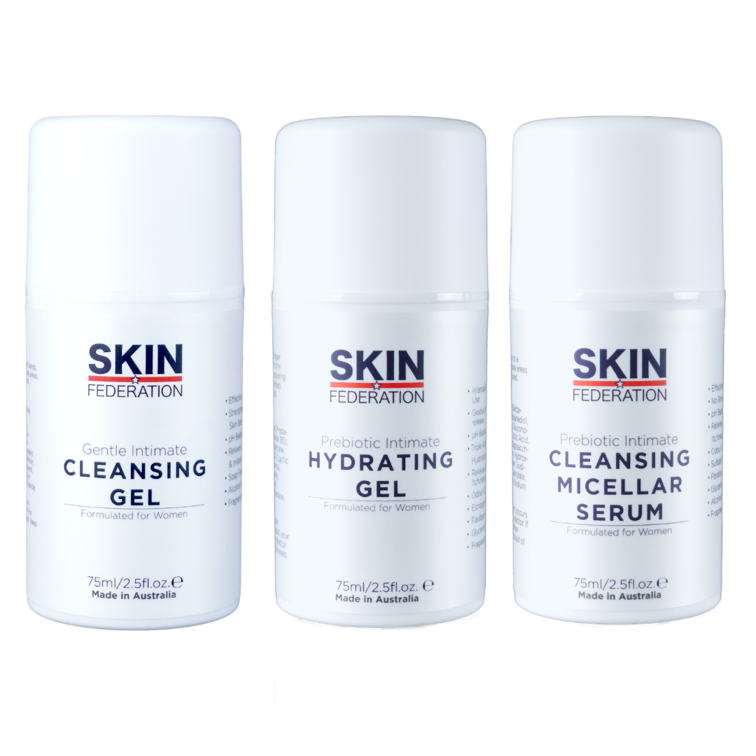 Daily Intimate Care Routine (Hydrating Gel, Micellar Serum and Cleansing Gel)