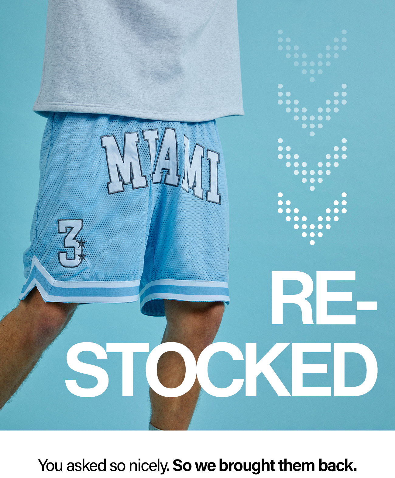 Miami Basketball Shorts Restocked