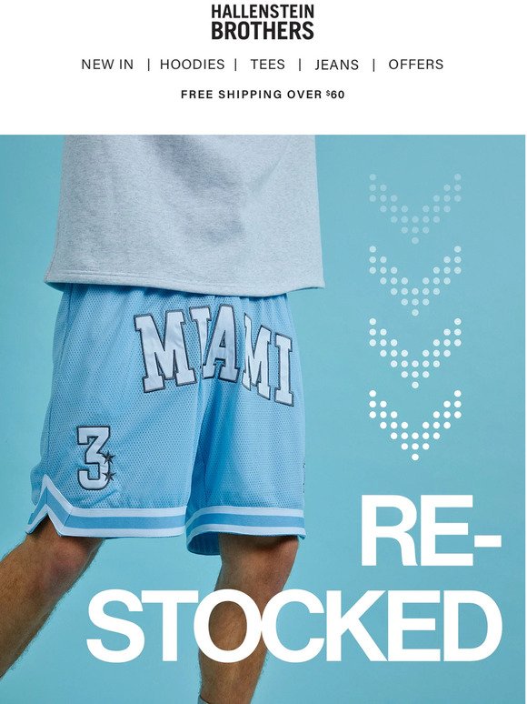 hallensteins.com: The Miami Basketball Shorts are BACK 🏀 | Milled