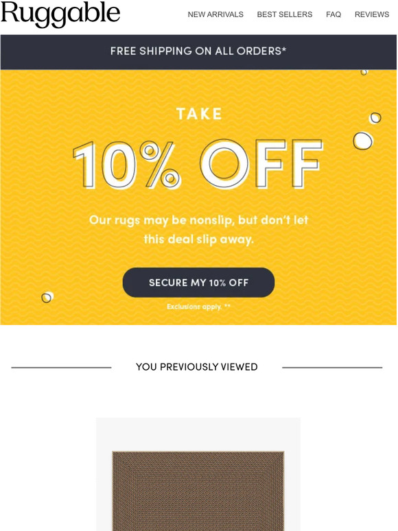 Ruggable Carpet Diem (with your offer!!) Milled