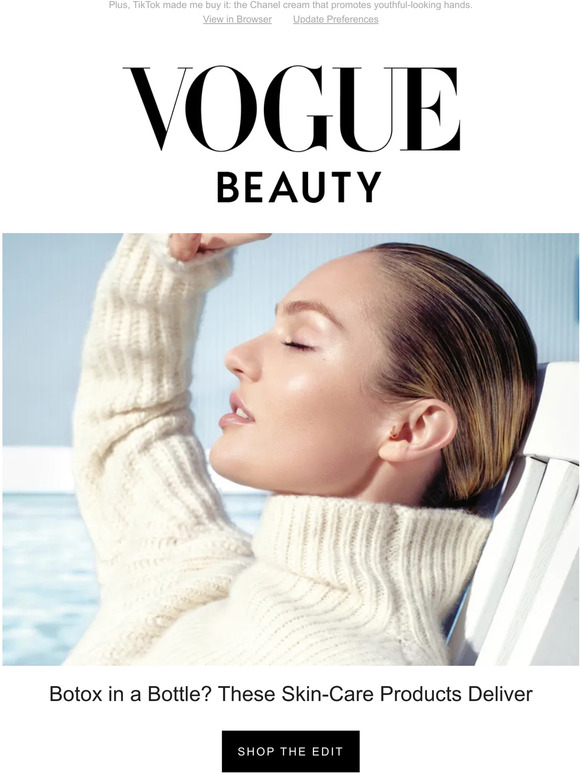 VOGUE These SkinCare Products Work Like Botox in a Bottle Milled