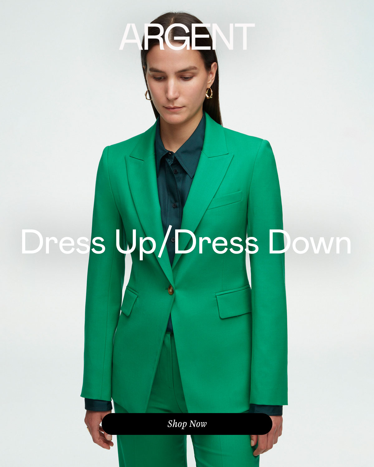 Argent Dress Up/Dress Down Kelly Green Milled