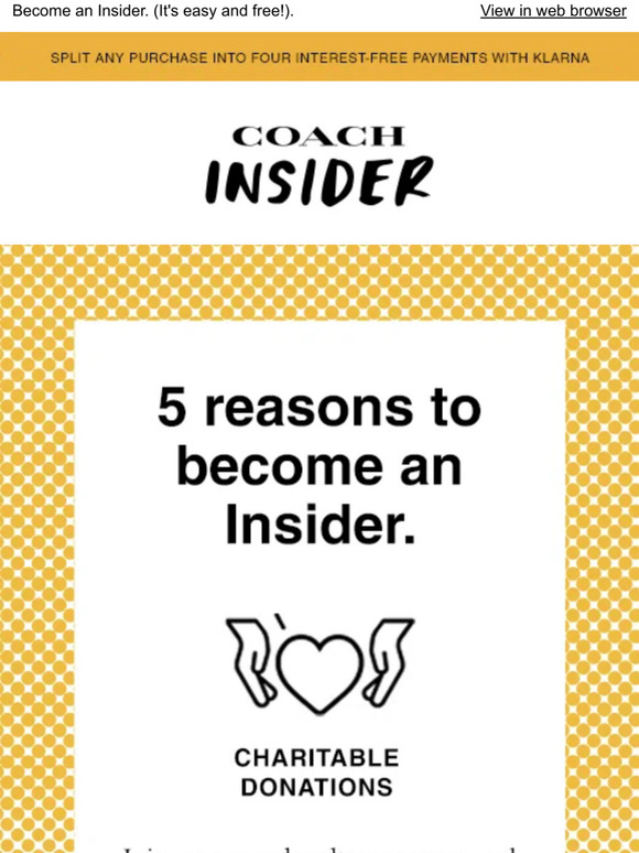 Coach Instant Rewards For Coach & Coach Outlet Are Waiting Milled