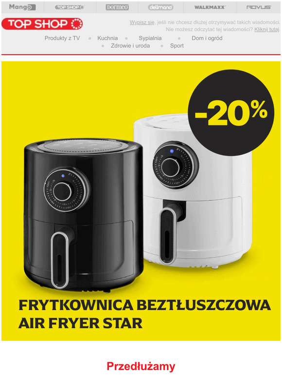 Ostatni dzień mega rabatów! Zyskaj dodatkowe -10% zniżki!
