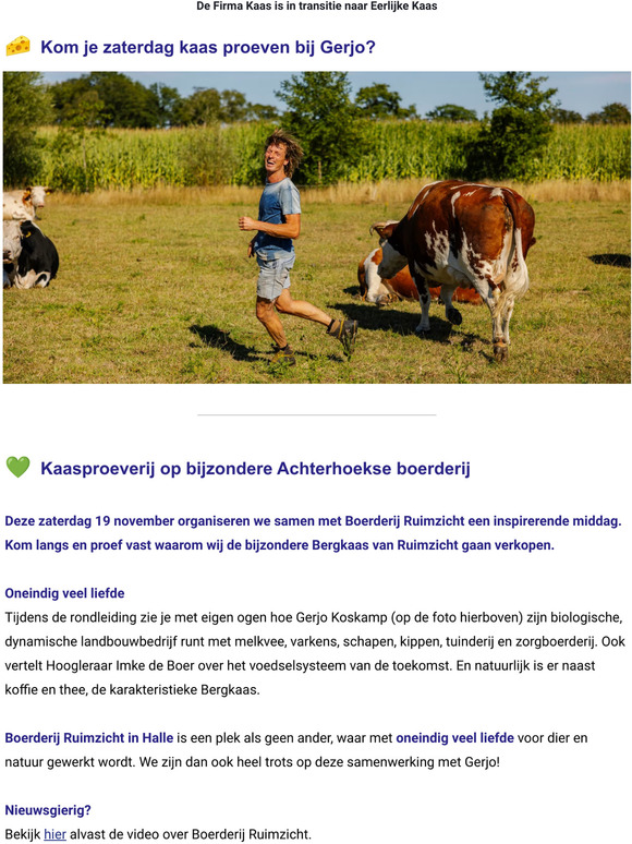 Kom jij kaas proeven?