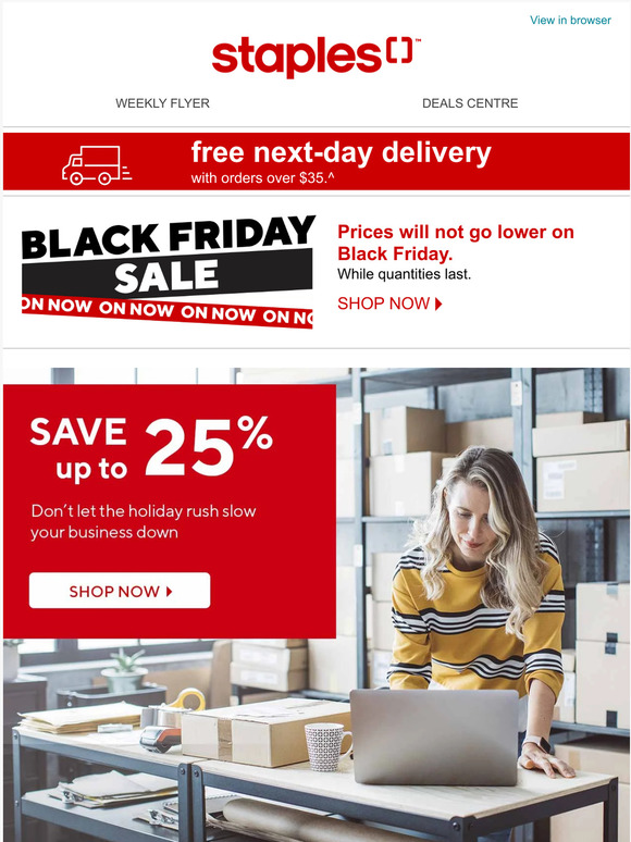 Staples Print & Marketing 📦 Get shipping ready Up to 25 off Milled