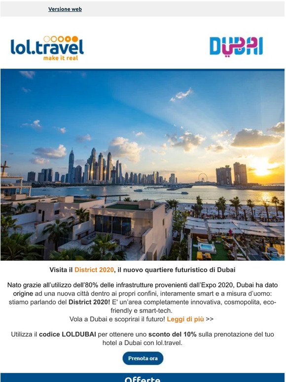Proiettati nel futuro e visita Dubai City Expo!