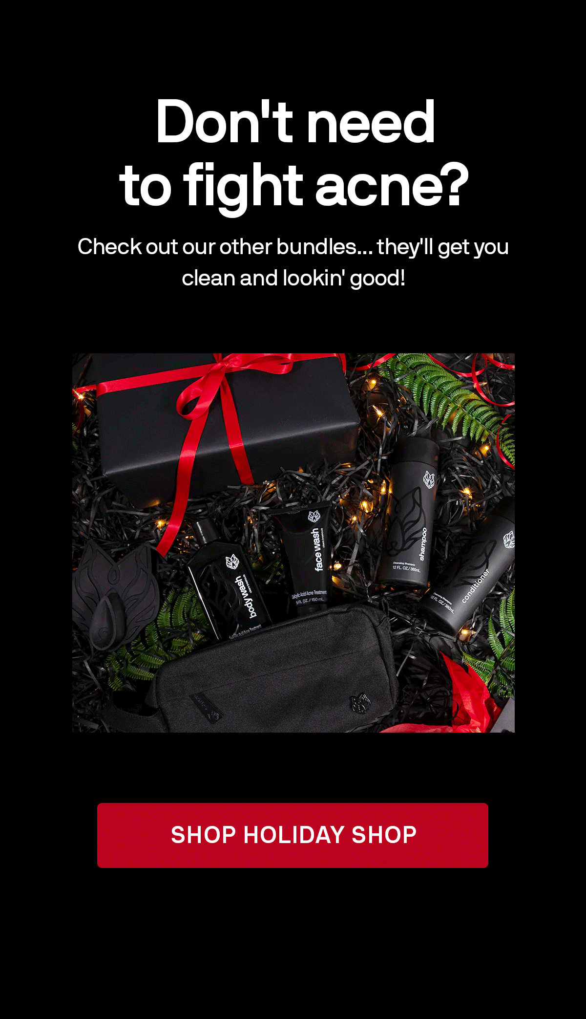 Black Wolf Nation Fight Acne with this bundle 👊 Milled