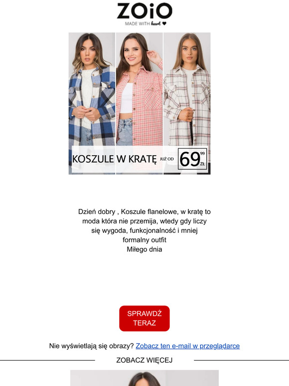 Na cebulkę w koszuli flanelowej? to idealny sposób na pogodę, którą mamy za oknem