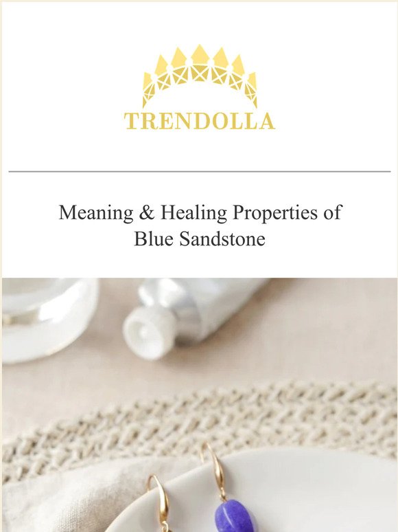 Meaning & Healing Properties of Blue Sandstone