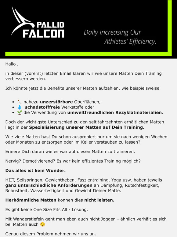 ⚠ Warum unsere Matten völlig neuartig sind!