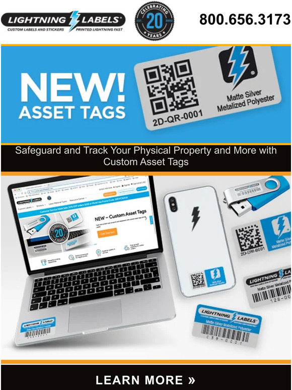 Lightning Labels TamperProof Asset Tags Can Protect and Track Your