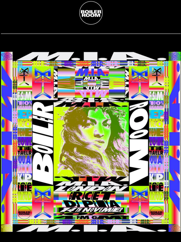 Boiler Room M.I.A x Boiler Room Milled Boiler Room M.I.A x Boiler Room Milled