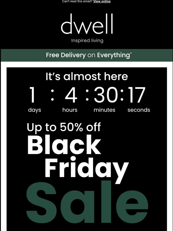 Psst. Black Friday Sale is almost here