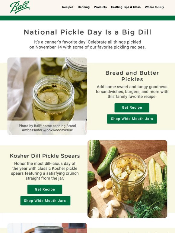 It’s National Pickle Day!