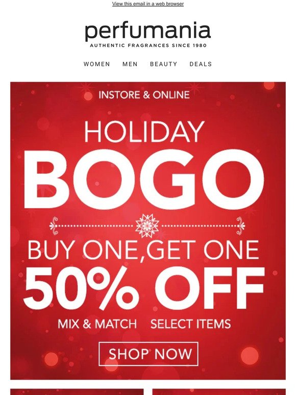 🎄 Holiday Sale | BOGO 50% Off 