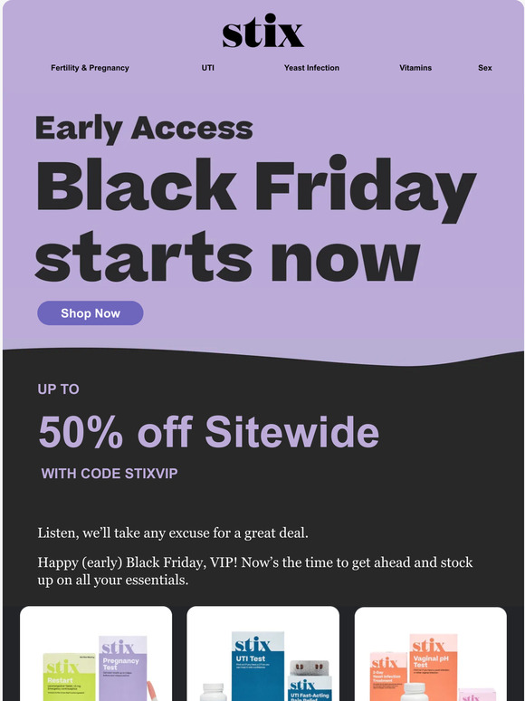 Get in early on our biggest sale yet!