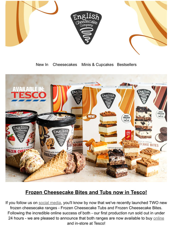 The English Cheesecake Company: Now in Tesco - Our Frozen Cheesecake