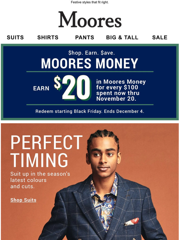 moores tie colours