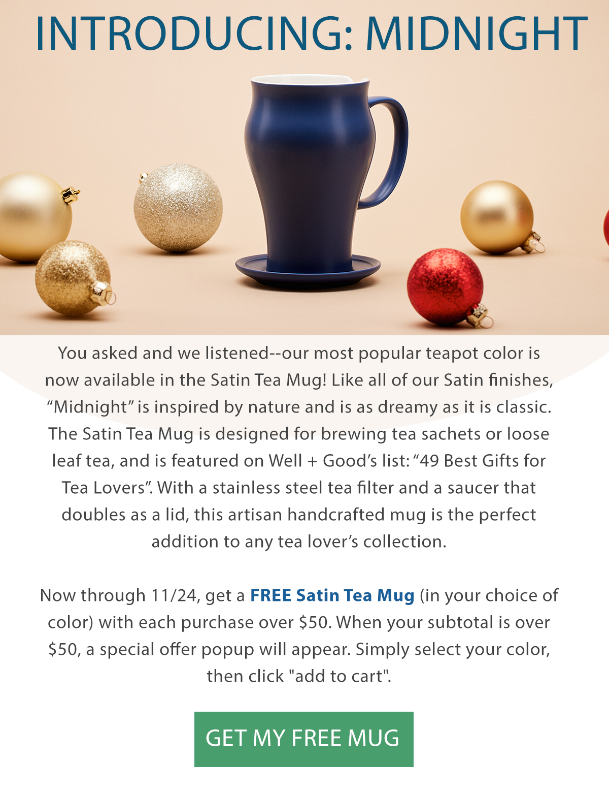 Satin Tea Mug