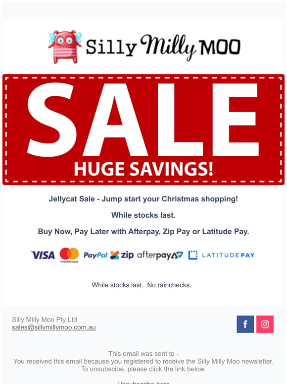 Jellycat Sale - Huge Savings!