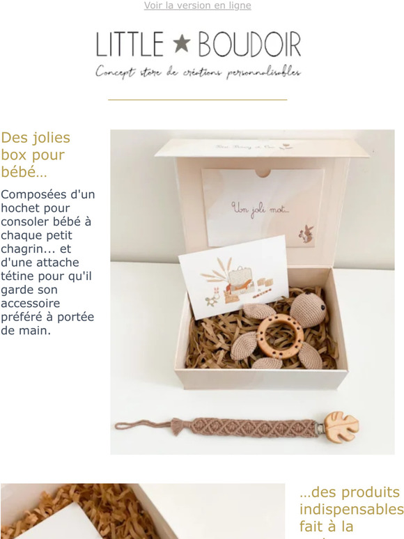 [ BABY ] Des box pour bébé avec les essentiels  !