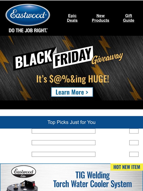 The Eastwood Company Enter To Win Eastwood Tools Milled