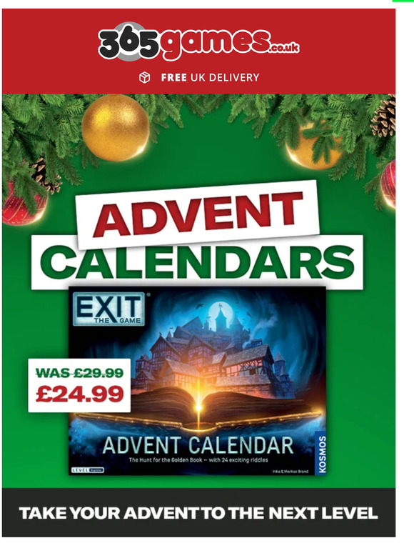 365games ⚠️ EXIT for the best Advent Calendars! Milled