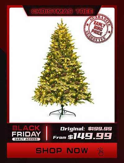 Artificial Christmas Tree with LED Lights