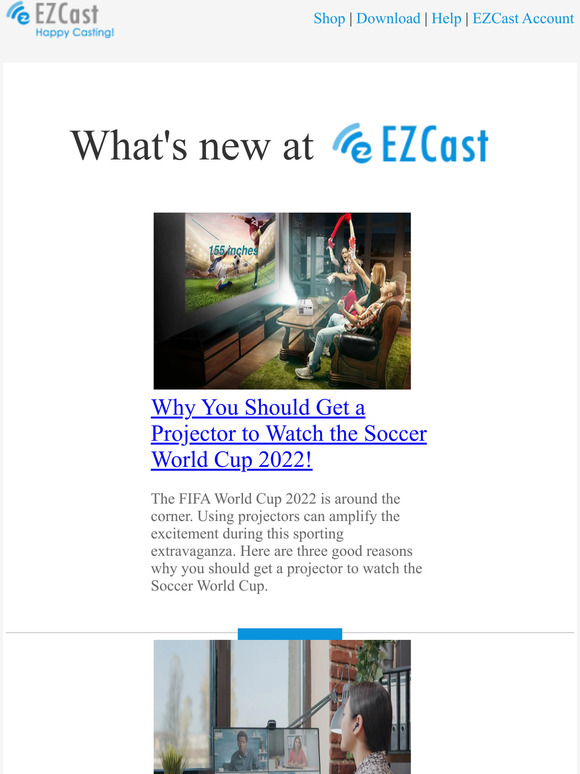 Live the World Cup with EZCast