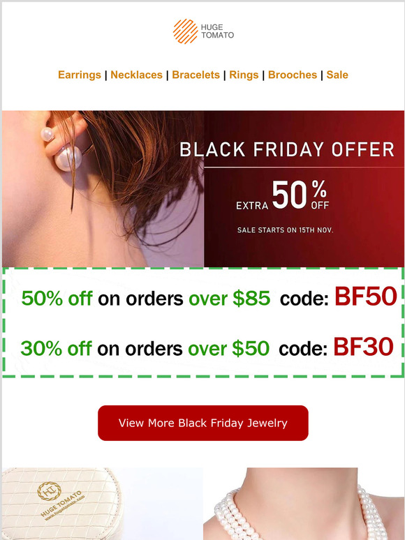 Black Friday 50% Off Big Offer! 🎉🎉